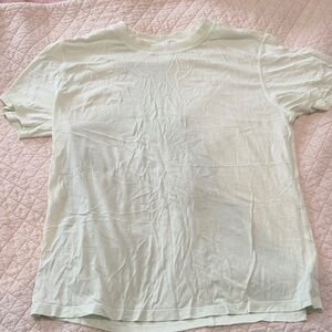 lululemon athletica Short Sleeve oversized Tee - Light Green/yellow. Size 6